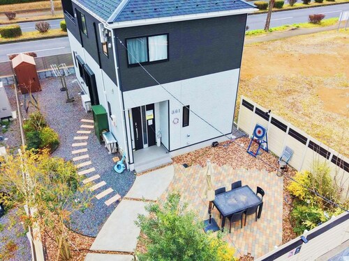 New built Tsukuba Garden House  for familiesGuesthouse Qiao  / Tsukuba Ibaraki