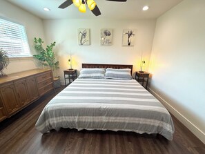 3 bedrooms, in-room safe, iron/ironing board, free WiFi