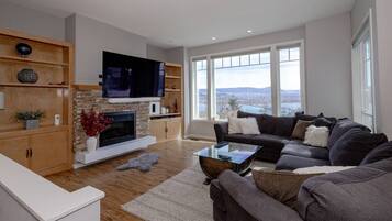 TV connectée, cheminée