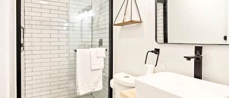 Hair dryer, towels