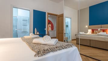 2 bedrooms, iron/ironing board, travel crib, WiFi