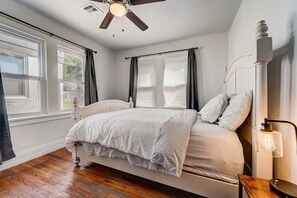 2 chambres, bureau, accès au Wi-Fi (inclus)