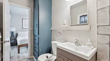 Hair dryer, towels