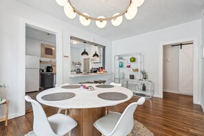 Dining - 2BR Apt | 8 min to Integris Baptist Medical | Kitchen, Wi-Fi, Free Parking #09 (Oklahoma City)