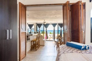1 bedroom, iron/ironing board, free WiFi, bed sheets - Escape to Your Private Beachfront Paradise Penthouse, with Breathtaking Ocean Views! (Akumal)
