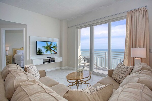 TV, video games - Luxury Penthouse 3BR Condo Direct Oceanfront Wyndham Ocean Walk Resort Daytona Beach | 1904 (Daytona Beach)