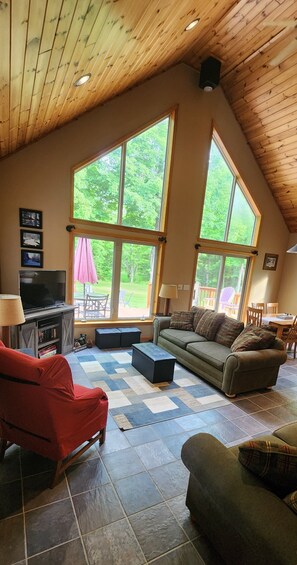 Una Smart TV, un reproductor de DVD, una videoteca