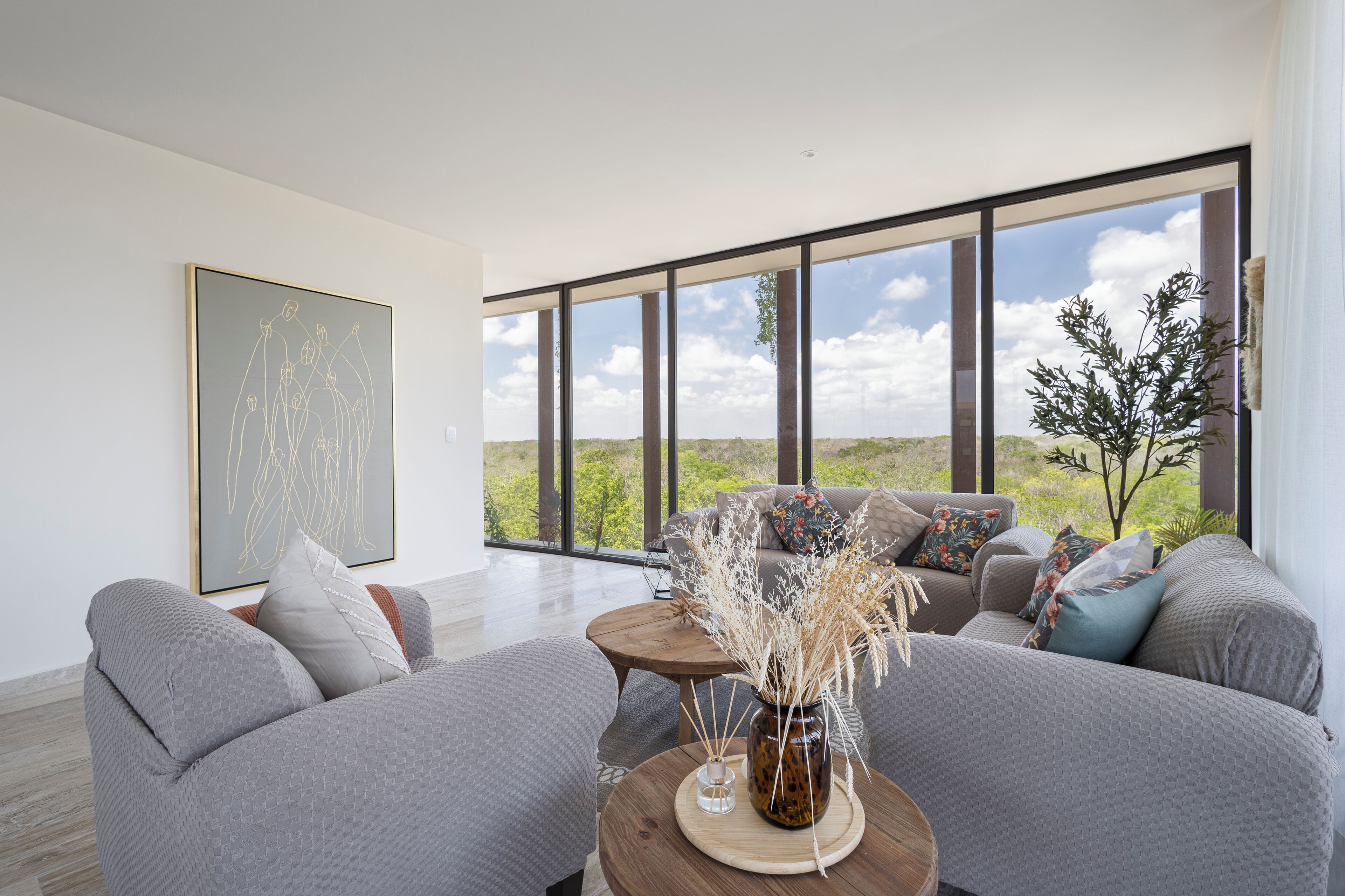 特级公寓 | 起居区 | 平板电视