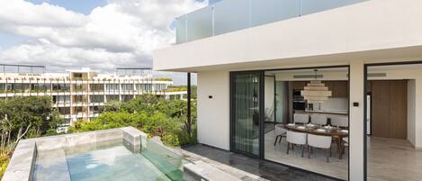 Terrasse sur le toit
