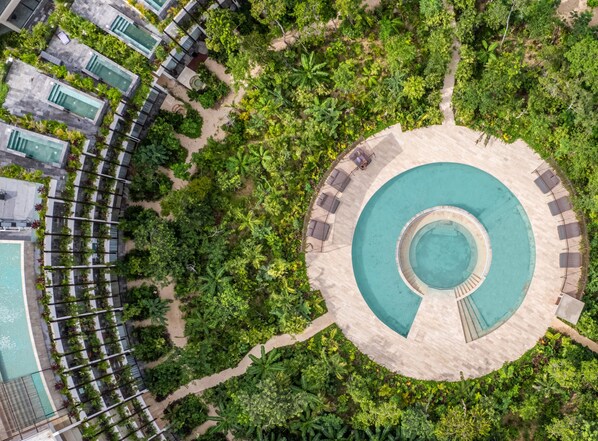 Aerial view - Mistiq Temple II (Tulum)