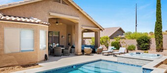 Family Retreat surrounded by mountains, fairways and trails.  