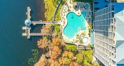 Tropical Lakefront Condo at Disney w/ TWO Balconies - 1 mile to Downtown Disney!