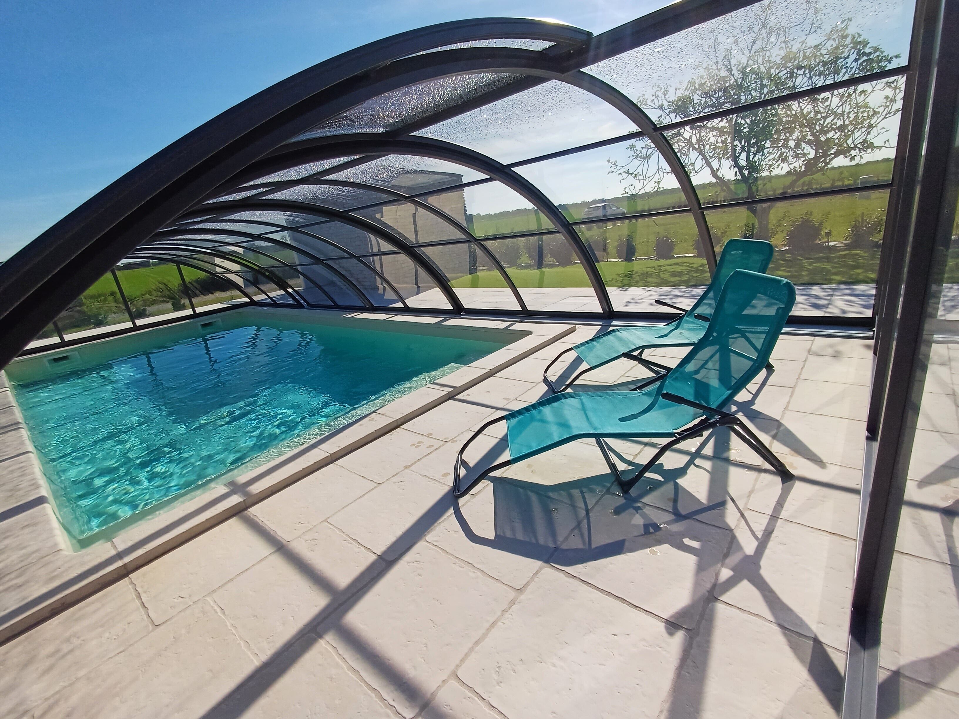 Piscine chauffée