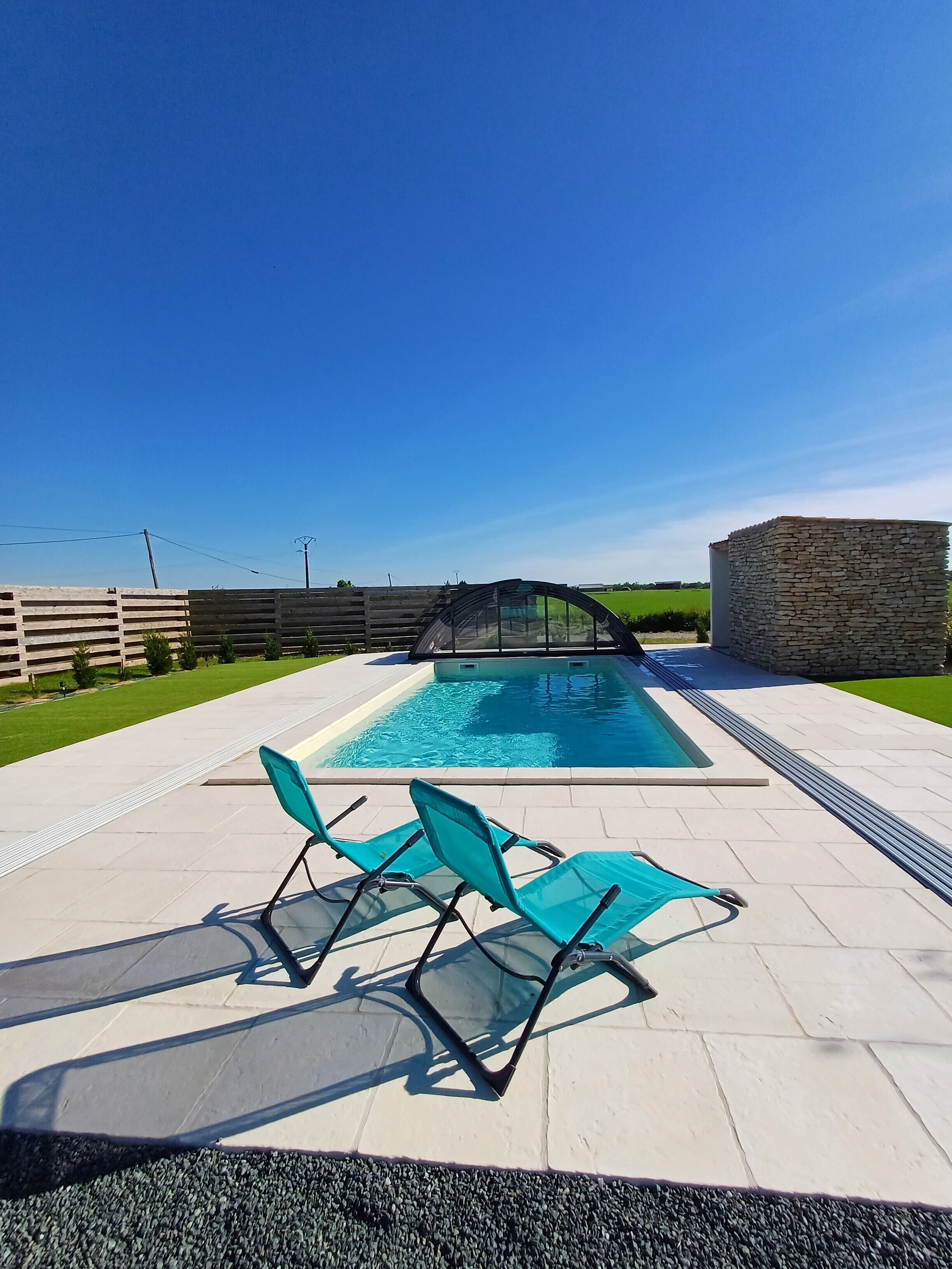 Piscine chauffée