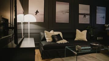 Superior Apartment | Living area | 42-inch Smart TV with cable channels, Netflix, streaming services
