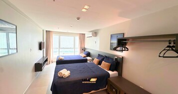 Appartement | Luxe beddengoed, donsdekens, pillowtop-bedden, gratis wifi