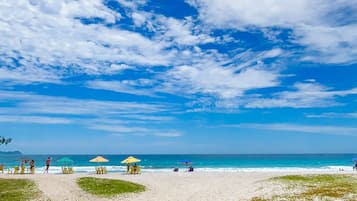 Beach nearby, white sand