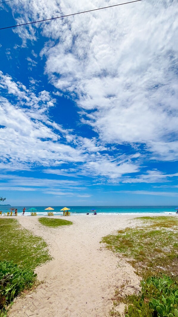 Beach nearby, white sand