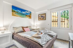 2 Schlafzimmer, Bügeleisen/Bügelbrett, kostenloses WLAN, Bettwäsche