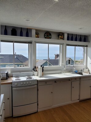 Fridge, microwave, oven, stovetop - Mendocino Ocean View Apartment #6 (Mendocino)