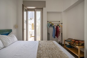 2 makuuhuonetta, silitysrauta/-lauta, ilmainen Wi-Fi, vuodevaatteet