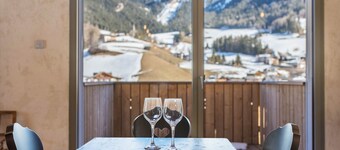 Apartment 'Lena Dolomites Luxury Suite' with Mountain View, Private Terrace and Sauna
