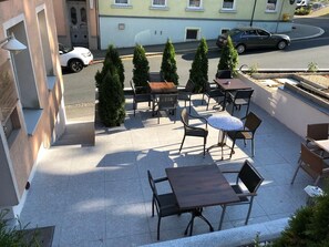 Terrace/patio - Pension Goldenes Vogtland (Adorf)