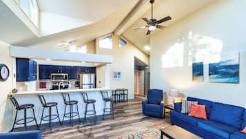 House, Multiple Beds, Pool Access (Serenity Now) | Living area | 42-inch flat-screen TV with cable channels, TV