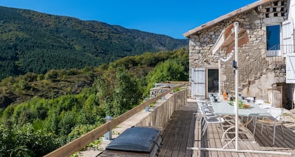 Farmhouse 'La Ferme De Chalas' with Mountain View, Private Pool and Wi-Fi