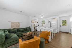 House, Multiple Beds, Patio, Garden View (Whispering Woods Retreat) | Living area | 42-inch flat-screen TV with digital channels