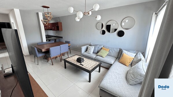 Traditional-Apartment | Wohnbereich