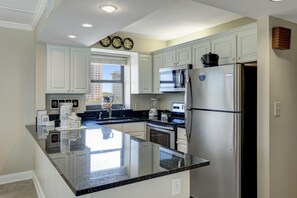 Fridge, microwave, coffee/tea maker, high chair - Spectacular Sunsets Await: Recently Updated Gulf-Front Studio on the 7th Floor at Sandestin Golf and Beach Resort! (Miramar Beach)