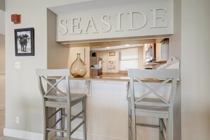 Fridge, microwave, oven, stovetop - "Coastal Elegance Elevated: Recently Upgraded 12th-Floor Retreat with Gulf Views!" at Sandestin Golf and Beach Resort! (Miramar Beach)