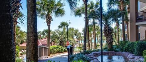 Enceinte de l’hébergement