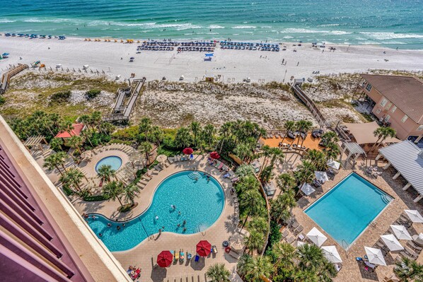 Pool - Sunset Serenity: Recently Redecorated 3-Bed, 3-Bath Retreat on the 12th Floor of Westwinds at Sandestin Golf and Beach Resort! (Miramar Beach)