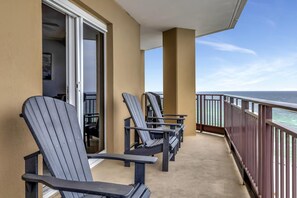 Terrace/patio - "14th-Floor Paradise: Updated 3-Bed, 3-Bath Condo of Westwinds with Panoramic Gulf Views" at Sandestin Golf and Beach Resort! (Miramar Beach)