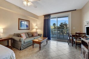 TV - Cozy Charm: Your Ideal Studio Condo Retreat with a Deep Covered Balcony Overlooking the Pool - Perfect for Four Guests at Sandestin Golf and Beach Resort! (Miramar Beach)