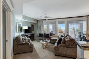 TV - Convenient Ground-Floor Studio at LaSata: 1BR, 1BA with King Bed and Sleeper Sofa at Sandestin Golf and Beach Resort! (Miramar Beach)