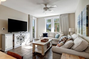 TV - Elegant 5th Floor: 1BR | 1BA, King Bed, Sleeper Sofa, Full Kitchen" at Sandestin Golf and Beach Resort! (Miramar Beach)