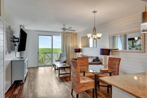 TV - "Elevated Elation Retreat: 1BR | 1BA, Bay Views, King Bed" at Sandestin Golf and Beach Resort! (Miramar Beach)
