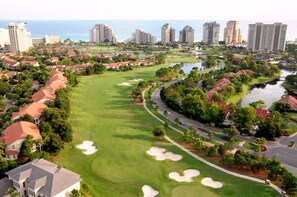 Golf - Prime Views and Flexibility Await: Unwind in Style at Our Observation Point Condo in Sandestin - 2nd Floor 2-Bedroom Lock Off with a Spectacular Balcony Overlooking Baytowne Wharf's Events Plaza at Sandestin Golf and Beach Resort! (Miramar Beach)