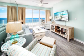 TV, DVD player - Gulf Dunes 616 • Amazing Top Floor Beach View • Sleeps 10 • Covered Parking • Free Bch Svc (Fort Walton Beach)