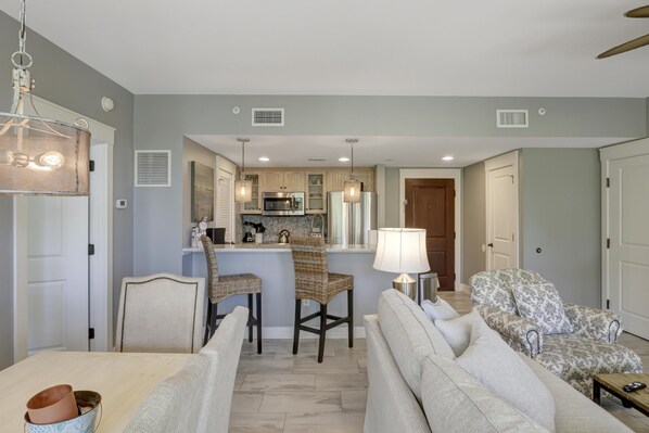 Televisión y chimenea 