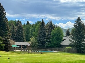 Pool - Stunning Elkhorn Condo with Sauna, Hot Tub, + More! (Sun Valley)