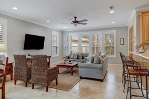 TV - 4BR Sandestin Retreat | Golf Cart Included | Sleeps 10 | Foosball, Bikes & Beach Gear (Miramar Beach)
