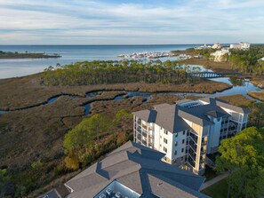 Enjoy expansive views of the surrounding landscape from our rooftop terrace.