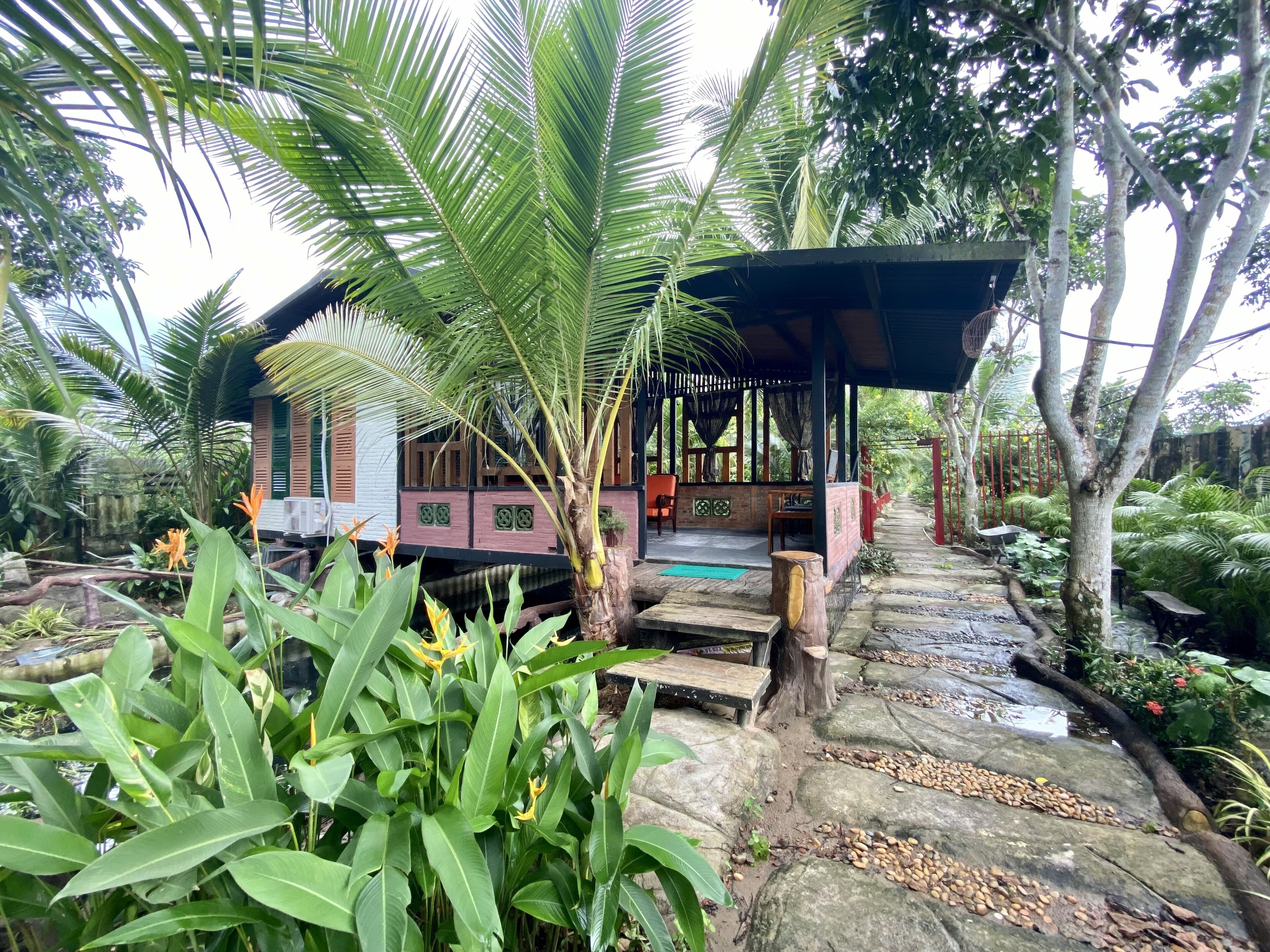 Family Bungalow, 2 Queen Beds, Garden View | 1 bedroom, Egyptian cotton sheets, premium bedding, memory foam beds