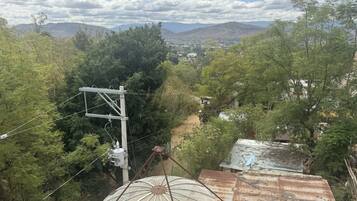 Blick von der Unterkunft