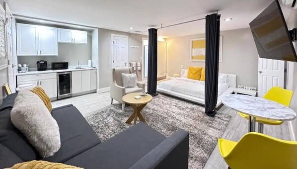 1 Schlafzimmer, Bügeleisen/Bügelbrett, kostenloses WLAN, Bettwäsche