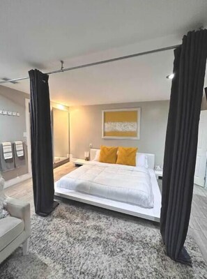 1 Schlafzimmer, Bügeleisen/Bügelbrett, kostenloses WLAN, Bettwäsche